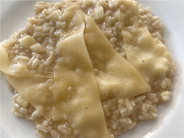 white asparagus risotto